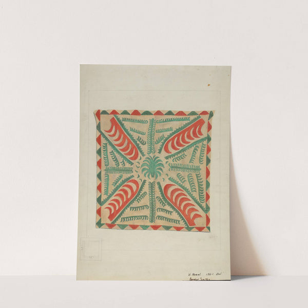 Coverlet for Crib by Vincent P. Rosel