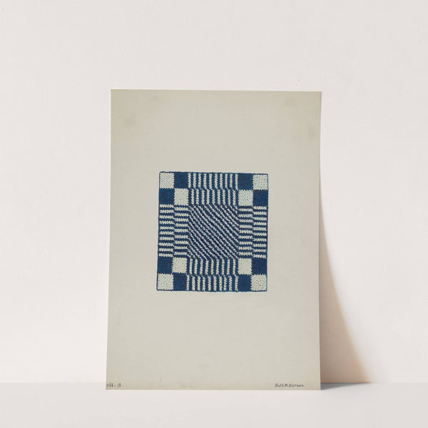 Coverlet (Section of) by Ruth M. Barnes