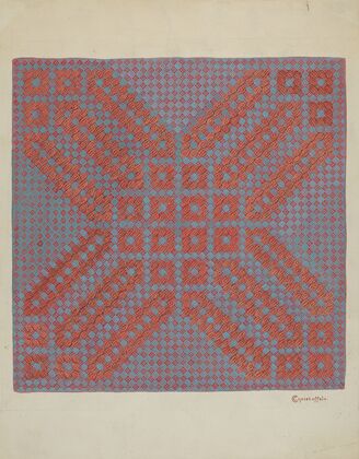Coverlet – Section of Reverse Side