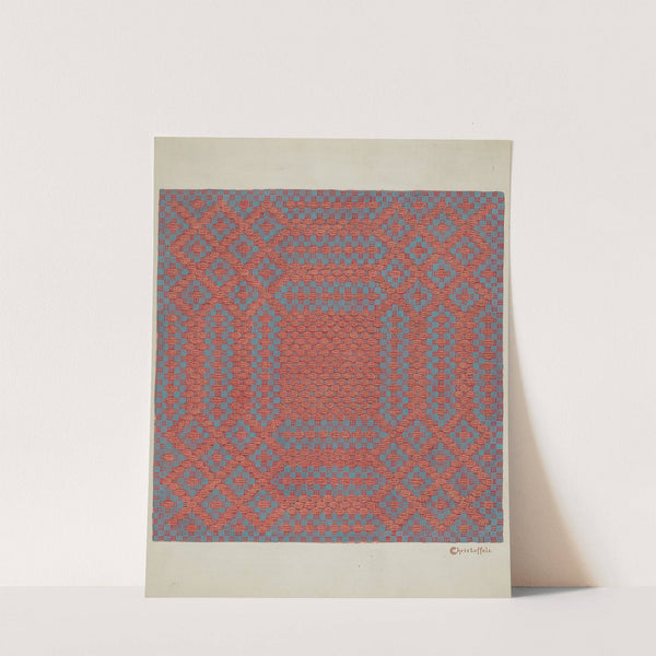 Coverlet - Section of Right Side by Cornelius Christoffels