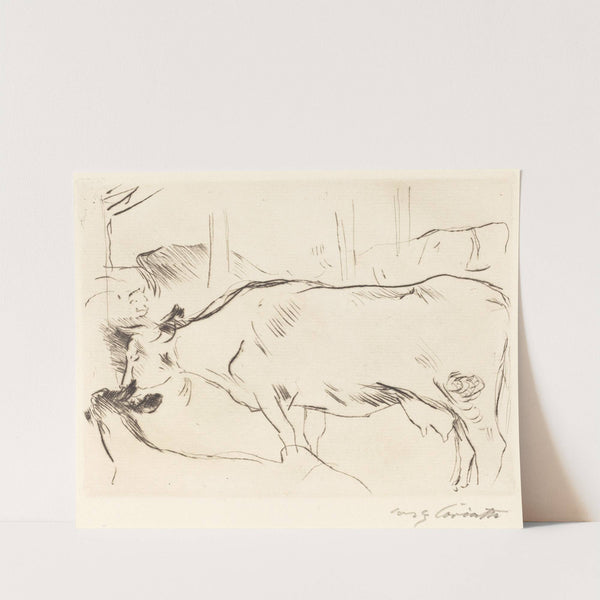 Cow Barn – II (Kuhstall II) (1914) by Lovis Corinth