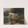 Cow beside a Ditch by Willem Maris