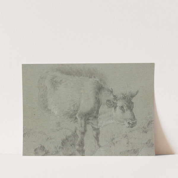 Cow to the left by Francesco Londonio