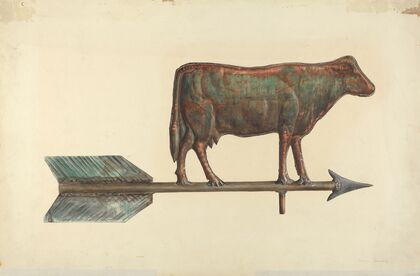 Cow Weather Vane