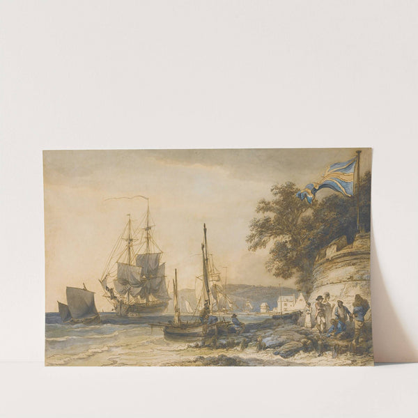 Cowes Castle, Isle Of Wight by Philip James de Loutherbourg