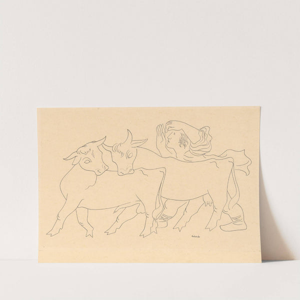 Cowherd by Mikuláš Galanda