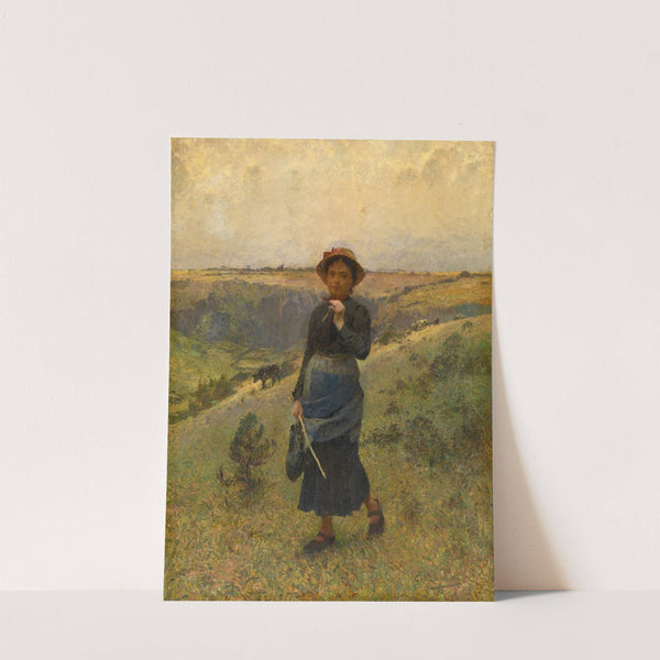 Cowherd in the Ardennes by Évariste Carpentier