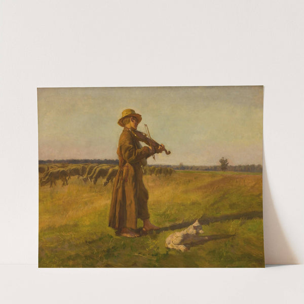 Cowherd by Jozef Chelmonski