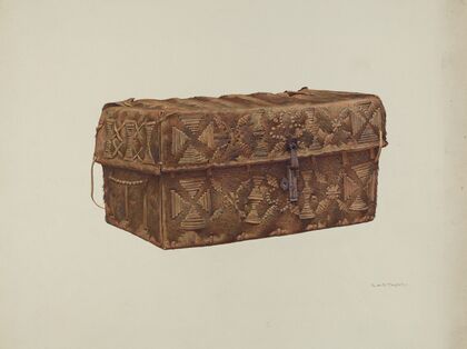 Cowhide Trunk