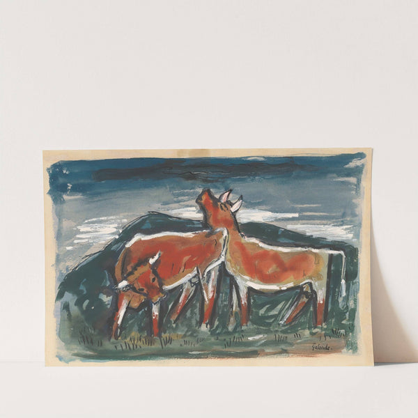 Cows (1936) by Mikuláš Galanda