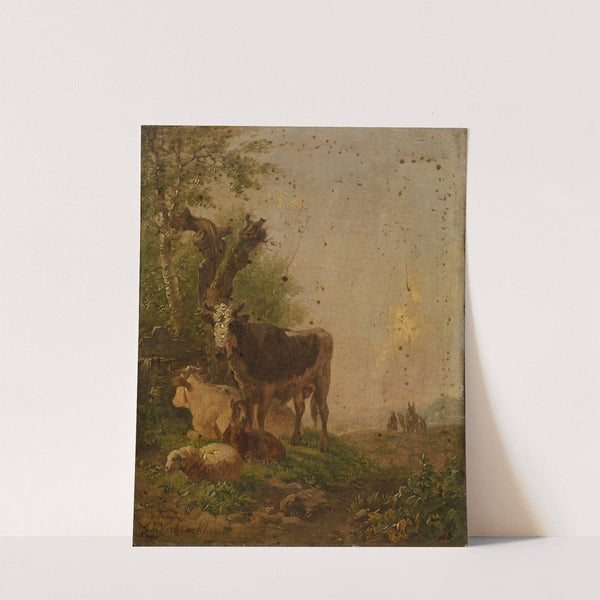 Cows and Sheep by Eugène Joseph Verboeckhoven