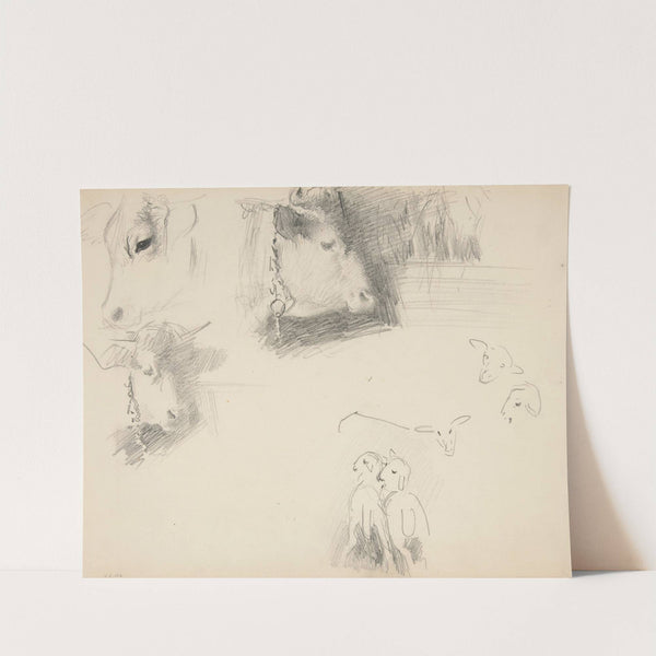 Cows and Sheep by John Singer Sargent