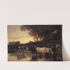Cows at the Watering Place by Johann Rudolf Koller