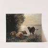 Cows by the Lakeside by Johann Rudolf Koller