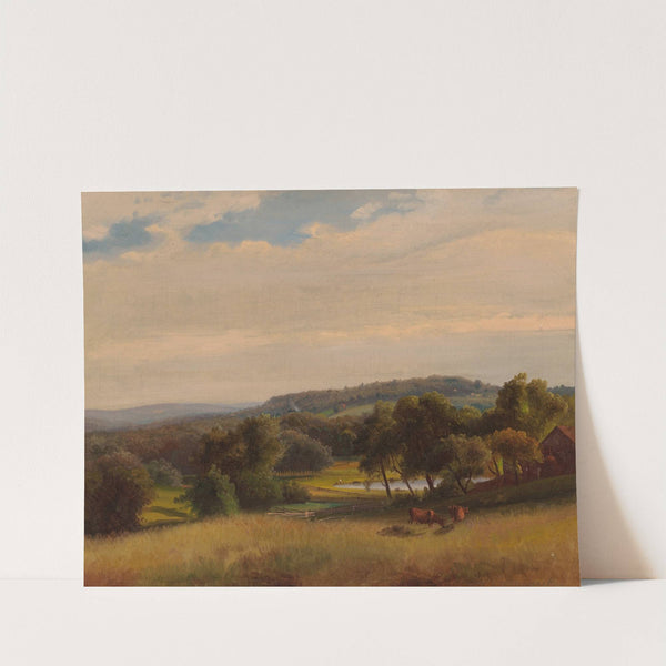 Cows Grazing in a Pasture by Johann Hermann Carmiencke