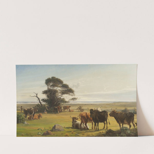 Cows in a Meadow (1872) by Otto Haslund