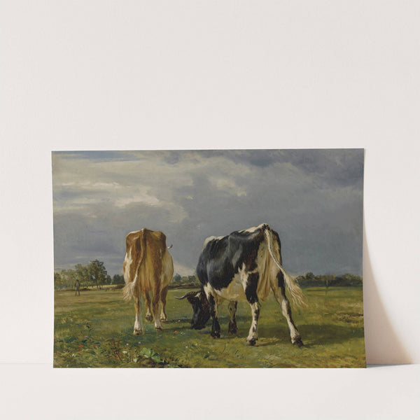 Cows In A Pasture by Constant Troyon