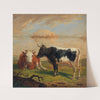 Cows in the Pasture by Alexander Johann Dallinger von Dalling