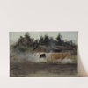 Cows in Turf Smoke, study by Eero Järnefelt