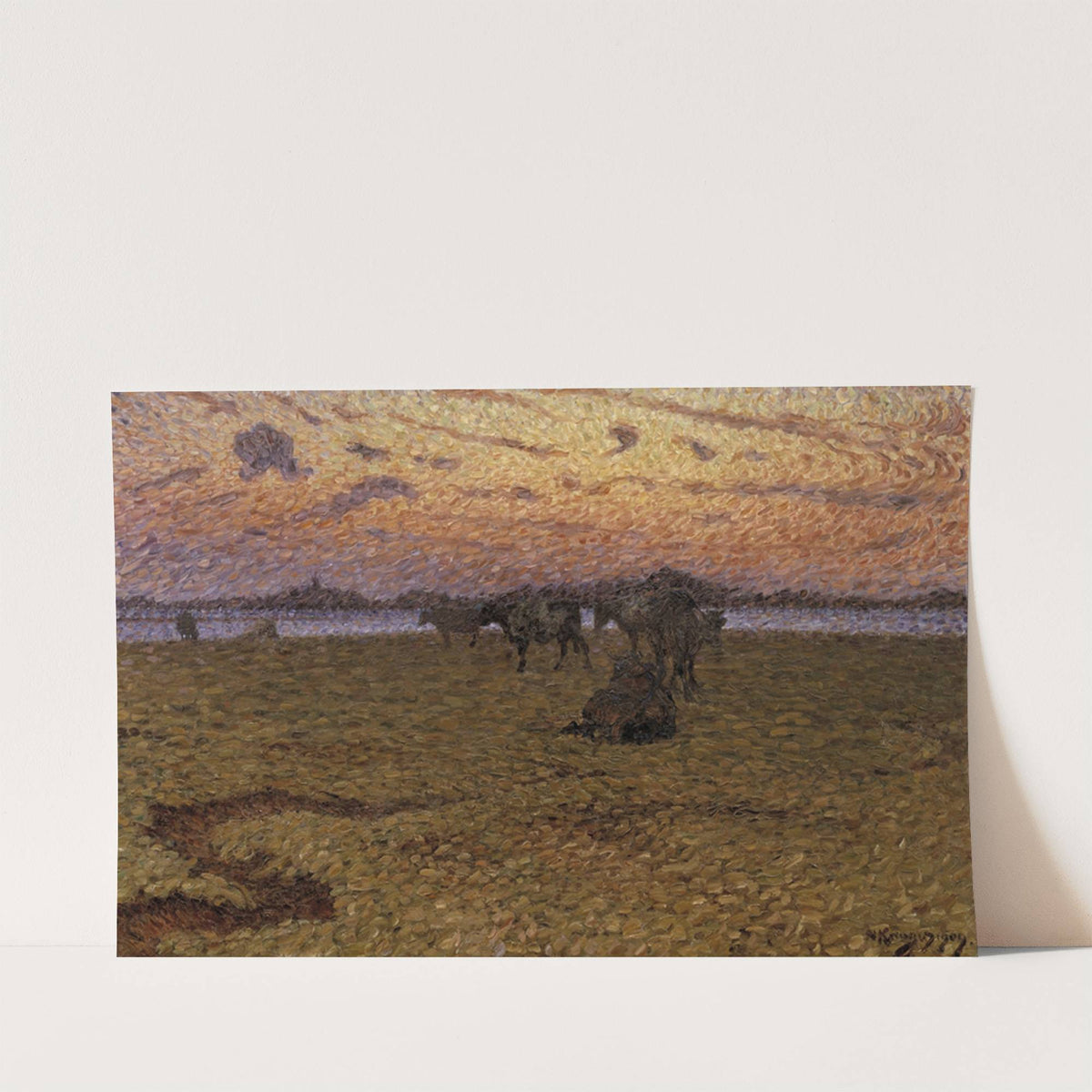 Cows on the Beach (1909) by Nils Kreuger