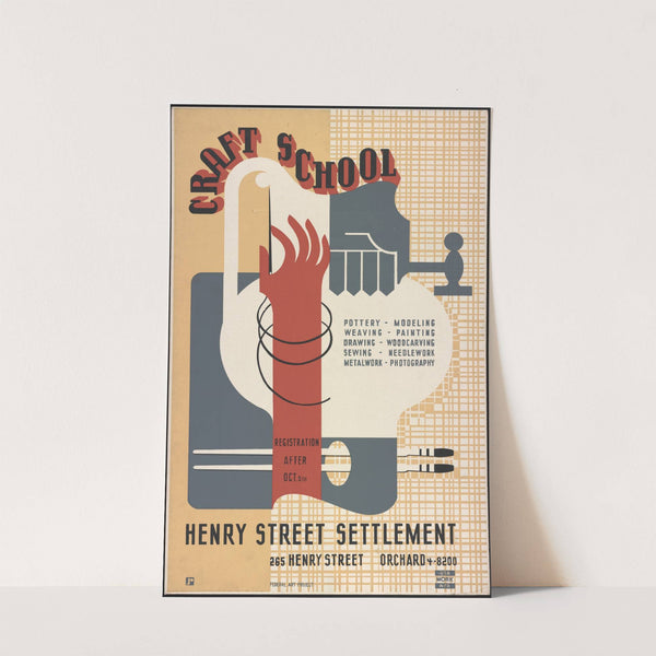 Craft school (1936-1938) by Jerome Henry Rothstein