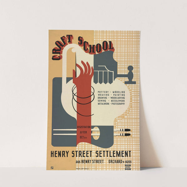 Craft school (1936-1941) by Jerome Henry Rothstein