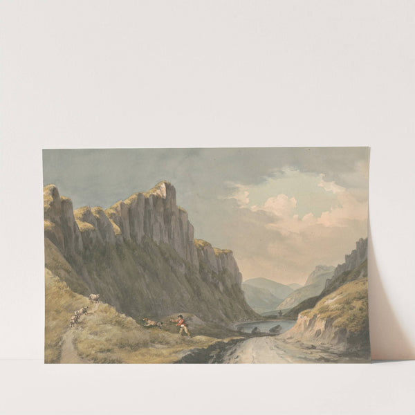 Craig y Ladron - The Thieves Precipice by John Warwick Smith