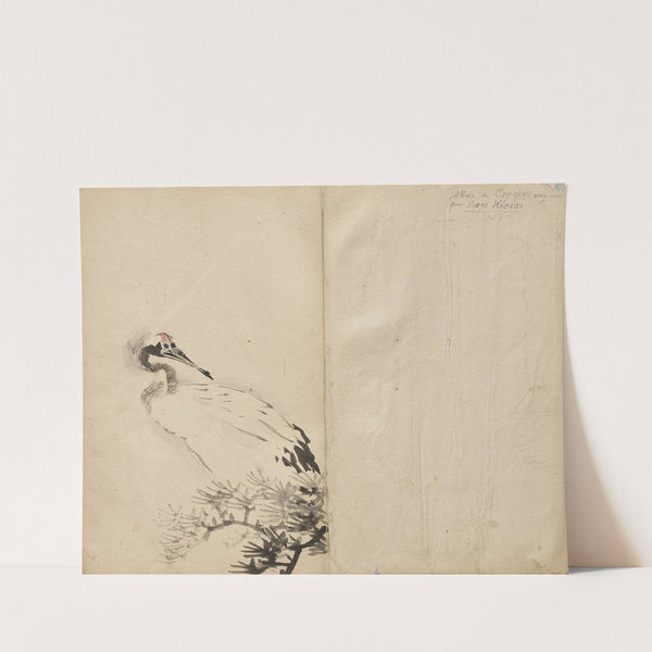 Crane (1800s) by Kawanabe Kyōsai