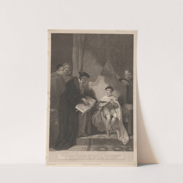 Cranmer Urging Edward VI to Consent to the Execution of Joan of Kent (1796) by Robert Smirke