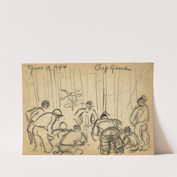 Crap game by Victor Alfred Lundy