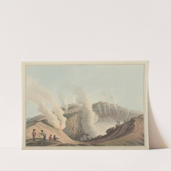 Crater in the Island of Volcano by Luigi Mayer