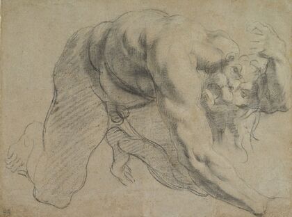 Crawling Male Figure (Study for Cacus)