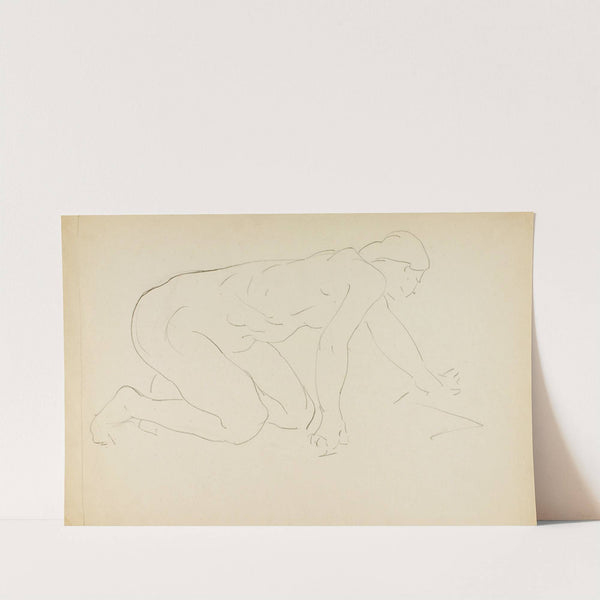 Crawling Nude by Alfred Henry Maurer