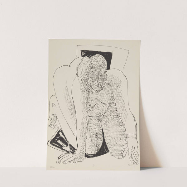Crawling Woman (1946) by Max Beckmann