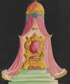 Created Equal: Sketch no. 1 (Throne with Canopy) (1934-1943)