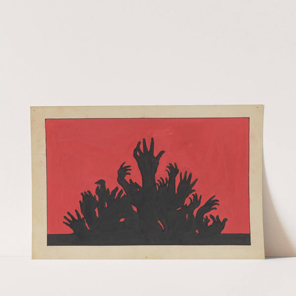 Created Equal: Sketch no. 20, Stereopticon Background (1934-1943) by Paul Cadorette