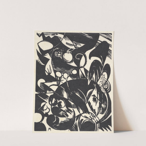 Creation I (Schöpfungsgeschichte I) (1914) by Franz Marc