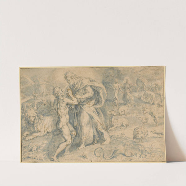 Creation of Adam (1575) by Crispijn van den Broeck