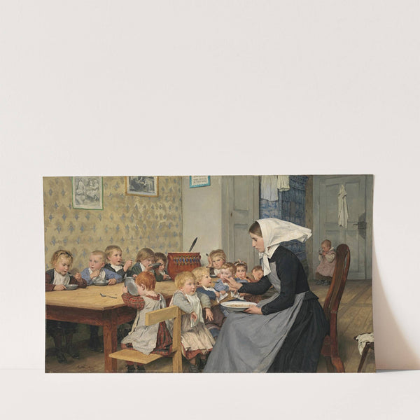 Creche (1890) by Albert Anker