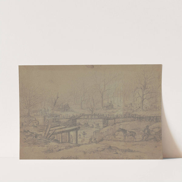 Creek near Columbia, Tennessee, March 20, 1862 by Adolph Metzner