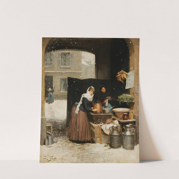 Crémière En Hiver by Victor Gabriel Gilbert