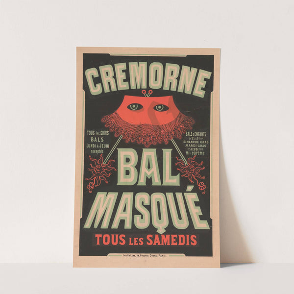 Crémorne…Bal masqué tous les samedis (1879) by Imp. Charles Lévy