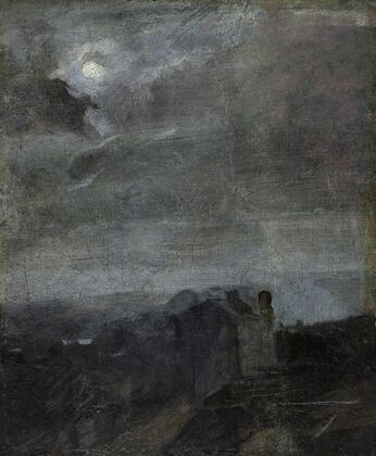 Crépuscule, effet de lune