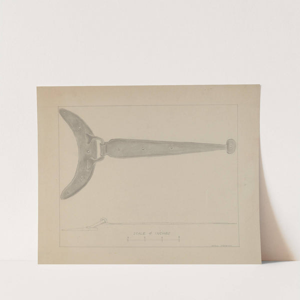 Crescent - Butted Strap Hinge by Donald Streeter