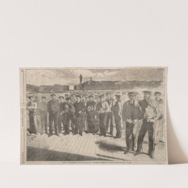 Crew of the United States Steam-Sloop ‘Colorado,’ Shipped at Boston, June 1861 (1861) by Winslow Homer