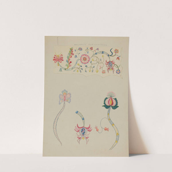 Crewel Embroidery (c. 1936) by Fanchon Larzelere