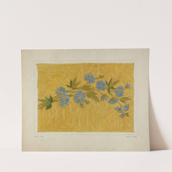 Crewel embroidery by Frank Maurer