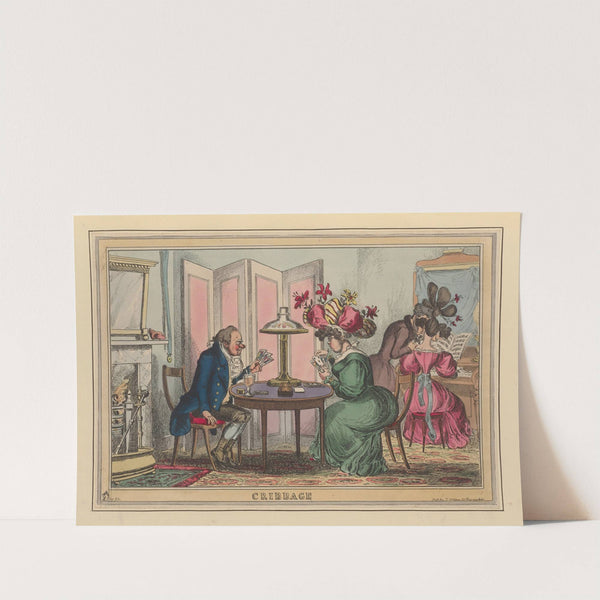 Cribbage (1827-1829) by William Heath