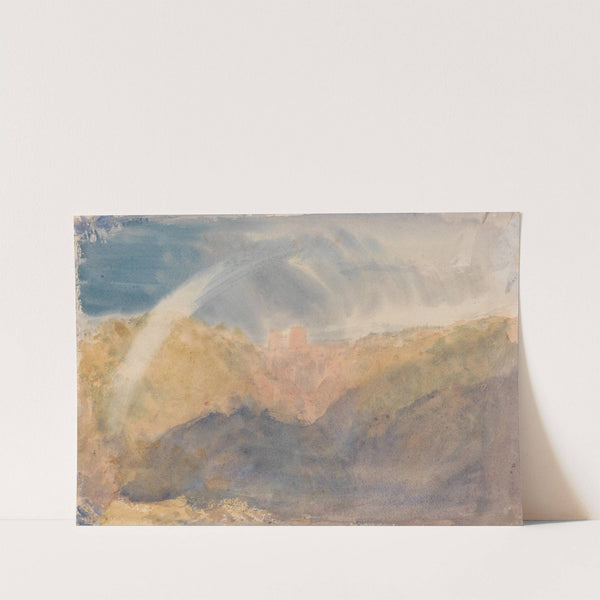 Crichton Castle (Mountainous Landscape with a Rainbow) by Joseph Mallord William Turner