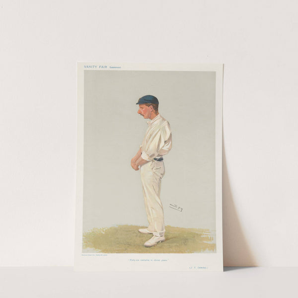 Cricket. ‘Forty-six centuries in eleven years’. J.T. Tyldesley. 8 August 1906 (1906) by Leslie Matthew Ward